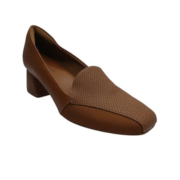 Benassal Rita Brown Chunky Heel Bunion Relief Pumps Heels Womens 8 - Picture 1 of 13